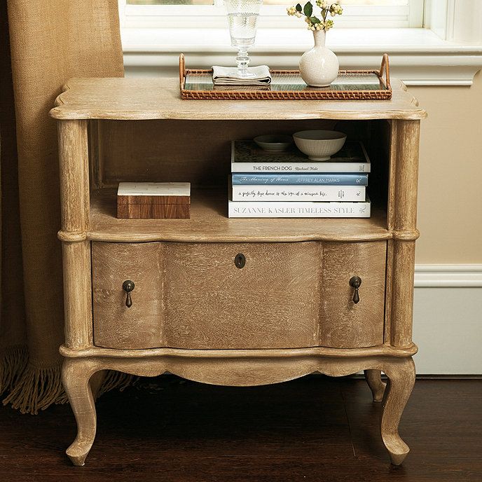 Serpentine 1-Drawer Side Table | Ballard Designs, Inc.