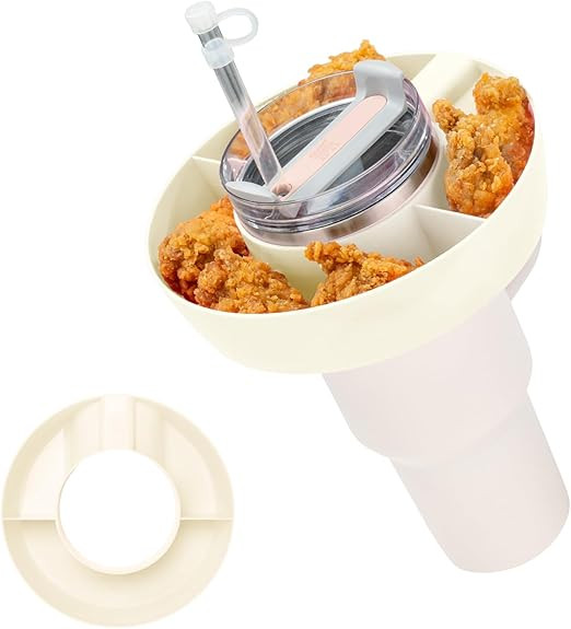 DMTINTA Snack Bowl for Stanley 40 oz Tumbler with Handle, Tumbler Snack Tray Compatible with Stan... | Amazon (US)