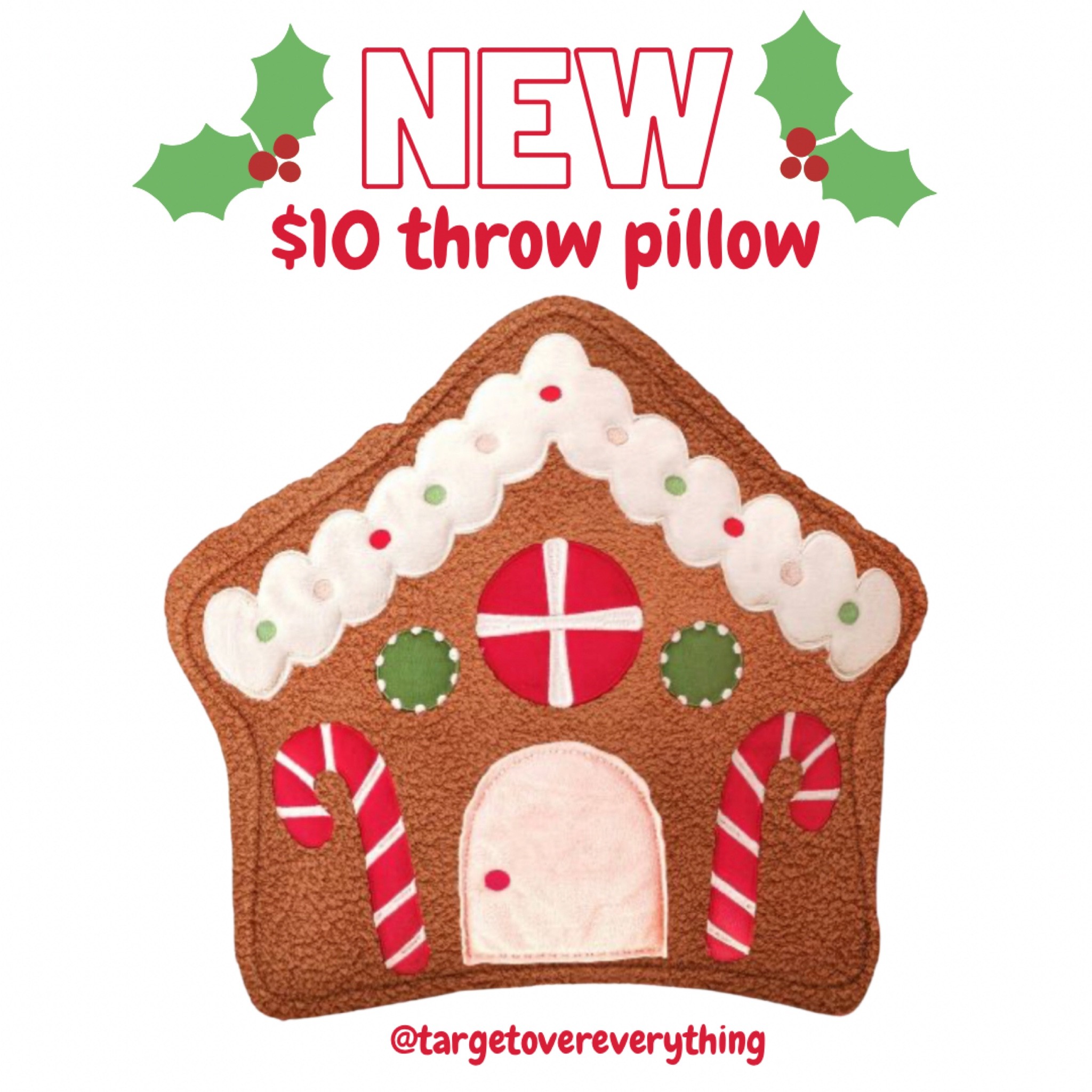 Interactive Gingerbread House Pillow - Sew What, Alicia?