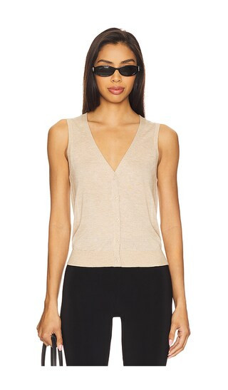 EAVES Dene Vest in Beige. - size L | Revolve Clothing (Global)