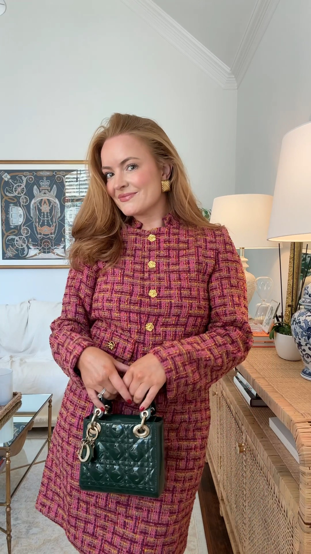 When you find a professional outfit that will keep you in a happy mood!This skirt suit set is very girls dream🎀 The tweed, the buttons, the skirt, the shape✨

Sizing: I got a size 6 in the jacket and skirt

#LTKgrwm #LTKootd #LTKWorkwear