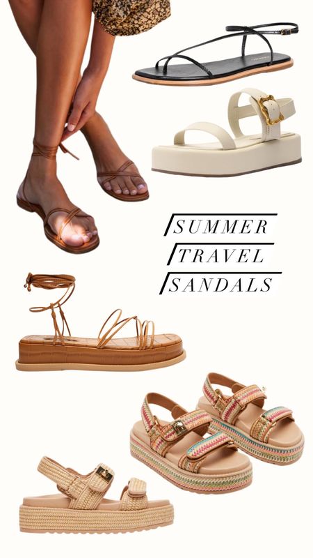 Summer travel sandals 