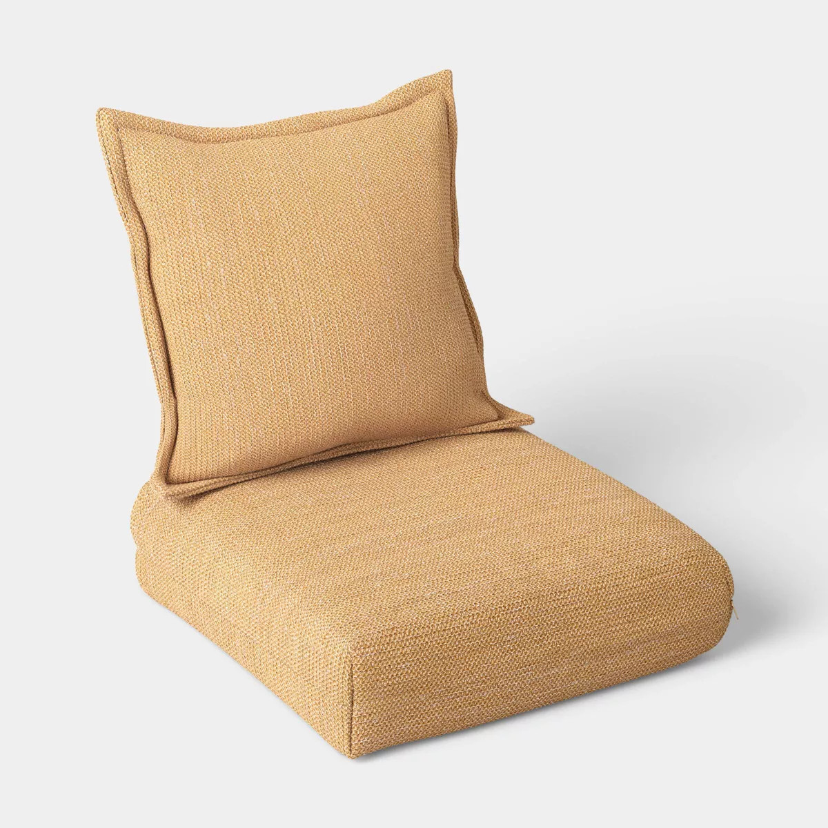 Faux Natural Knit Deep Seat Cushion Set Tan - Threshold™ | Target