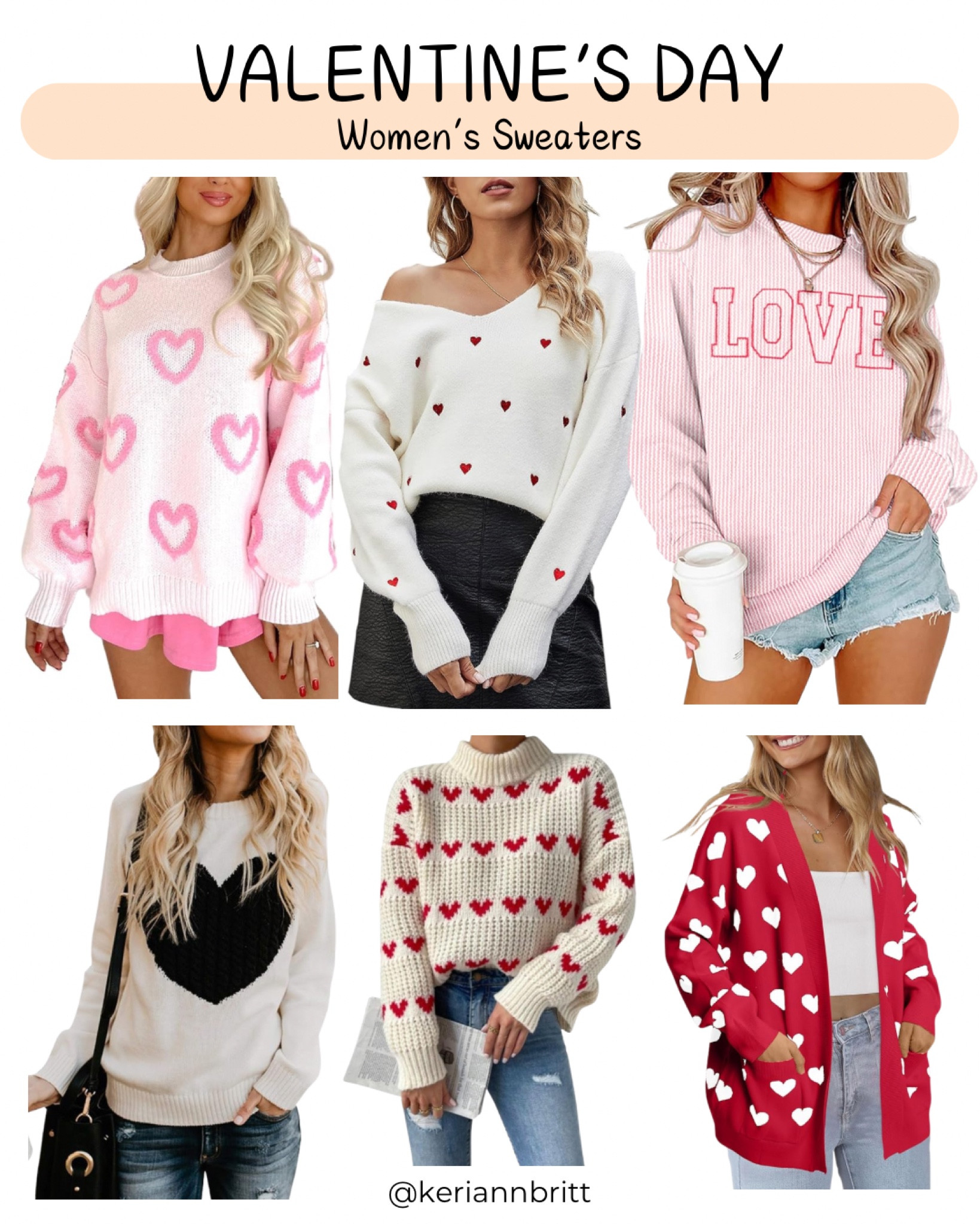 Women’s Valentine’s Day Sweaters

Heart sweater / Amazon / vday outfit / Valentine’s Day outfit 

#LTKHoliday #LTKSeasonal #LTKStyleTip
