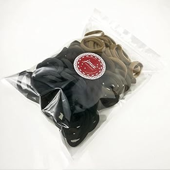 J-MEE Hair Bands Hair ties for Thick Hair 100PCS Seamless Cotton Simply Ponytail Holders Headband Sc | Amazon (US)