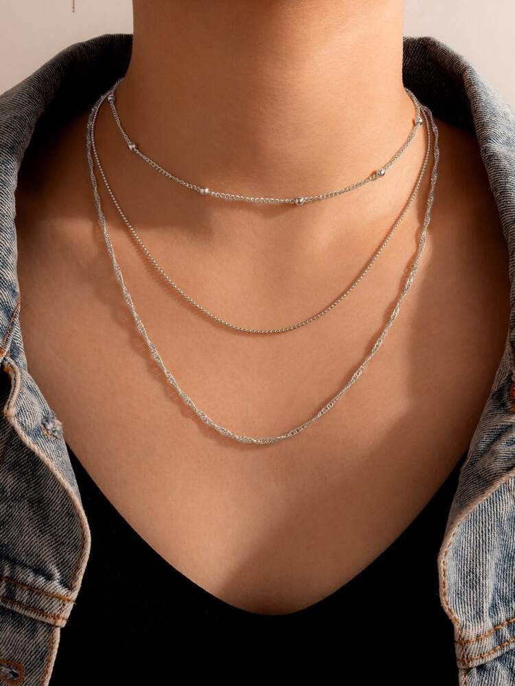 Minimalist Layered Necklace | SHEIN