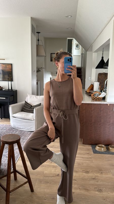 Comfy fit to stay in! Jumpsuit runs TTS and is SO comfy!! 

#LTKstyletip #LTKfindsunder50 #LTKfitness