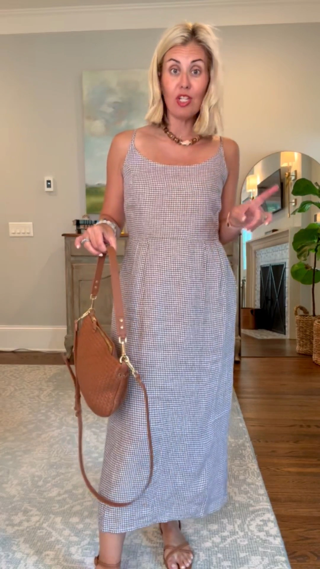 Neutral dress perfection…just add pops of color in your jewels! I’m wearing a small dress XS and 8 sandals tts. 

Codes:
Allie + Bess - Catherine20
Erin McDermott- mixandmatch for 25% off my necklace 
#LTKTravel #LTKWorkwear #LTKootd