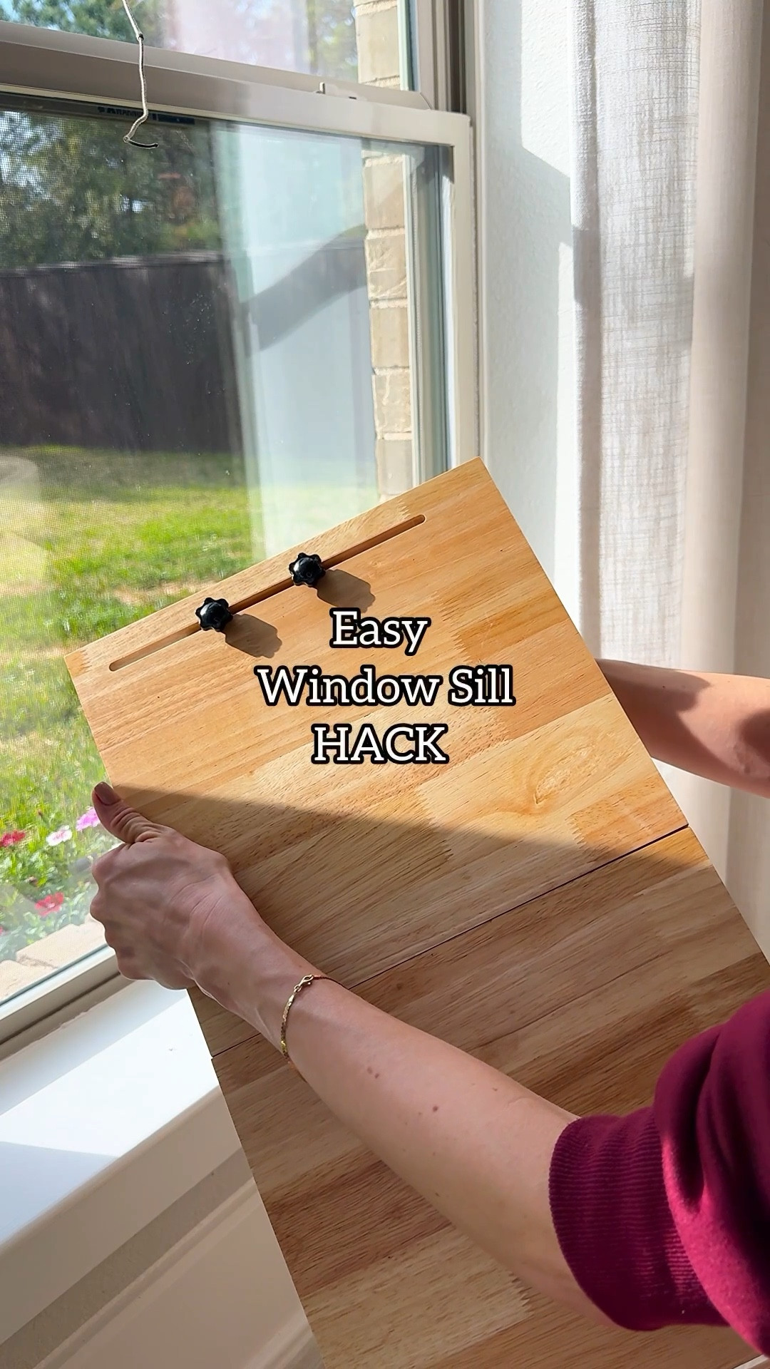 Out of window sill space? This adjustable shelf hack gives your plants more room + the same sunlight 🌿✨

It adjusts to different window widths — no tools, no drilling, no damage 🙌

#plantcare #plantlover #indoorplants #plantstyling #urbanjungle #houseplants #plantsofinstagram

window shelf hack | adjustable window plant shelf | window sill plant setup | small space plant ideas

#LTKSpringSale #LTKBeauty #LTKHome