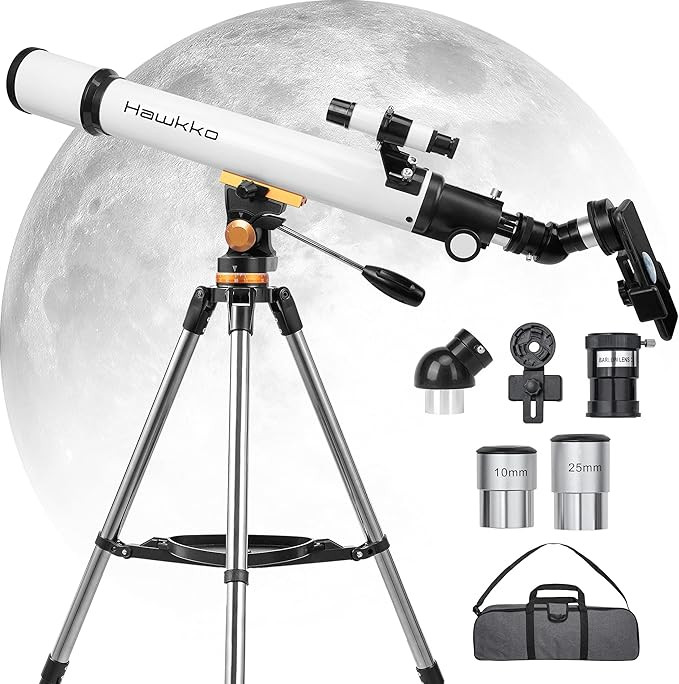 Telescopes for Adults Astronomy, 70mm Aperture and 700mm Focal Length Professional Refractor Tele... | Amazon (US)