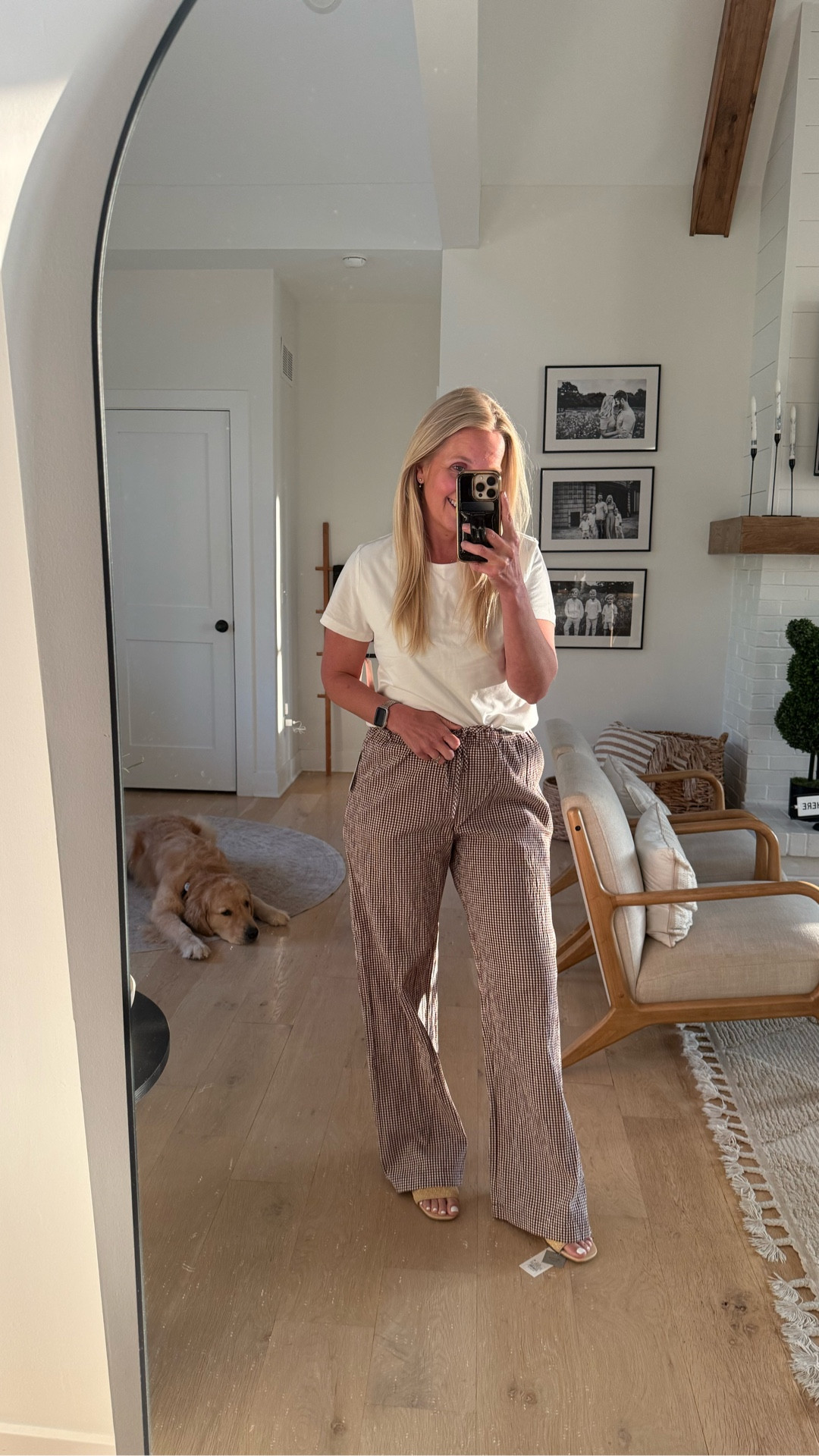 #ad Check out these cute new spring and summer finds at Target! I’m wearing a medium in the pants and t-shirts and XS in both of the dresses. These are the types of outfits that can go from kids’ games to outdoor parties to church. @Target #TargetPartner 

#LTKSeasonal #LTKMothersDay #LTKOver40