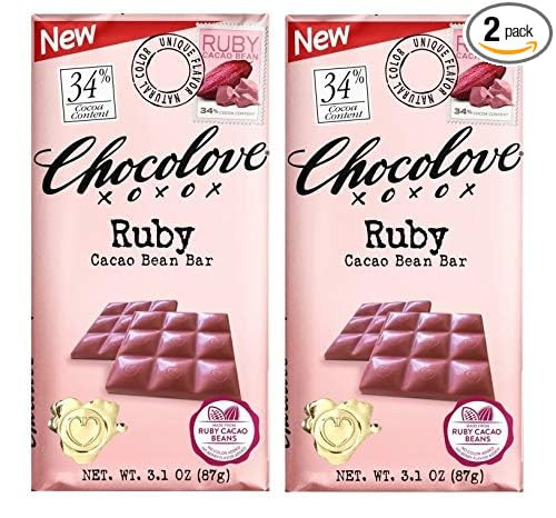 Chocolove Ruby Cacao bar (2 BARS),3.1 ounces | Amazon (US)