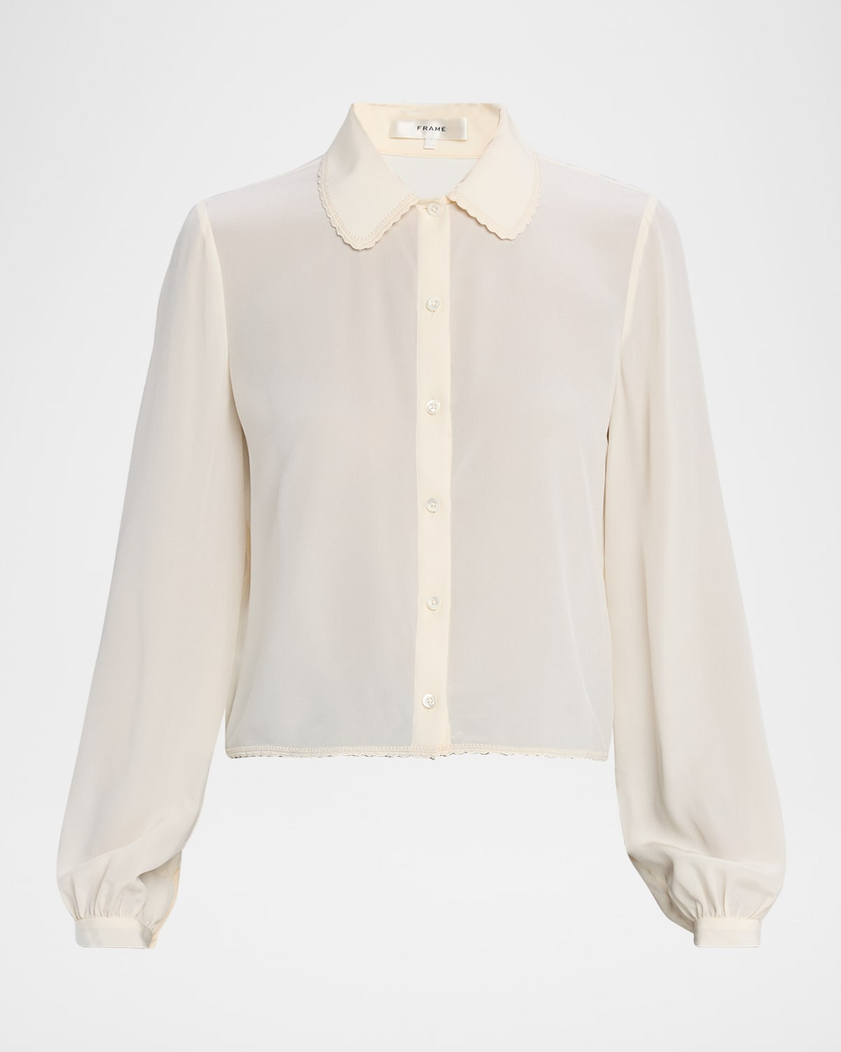 The Silk Prim Blouse | Neiman Marcus