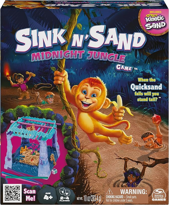 Sink N’ Sand, Midnight Jungle Amazon Exclusive Kids Board Game with Kinetic Sand for Sensory Fu... | Amazon (CA)