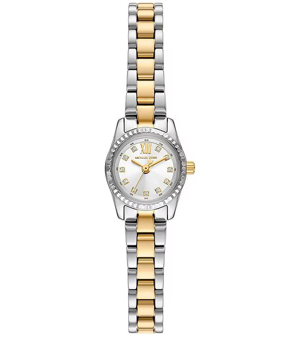 Michael Kors Women's Lexington Three-Hand Two-Tone Stainless Steel Bracelet Watch | Dillard's | Dillard's