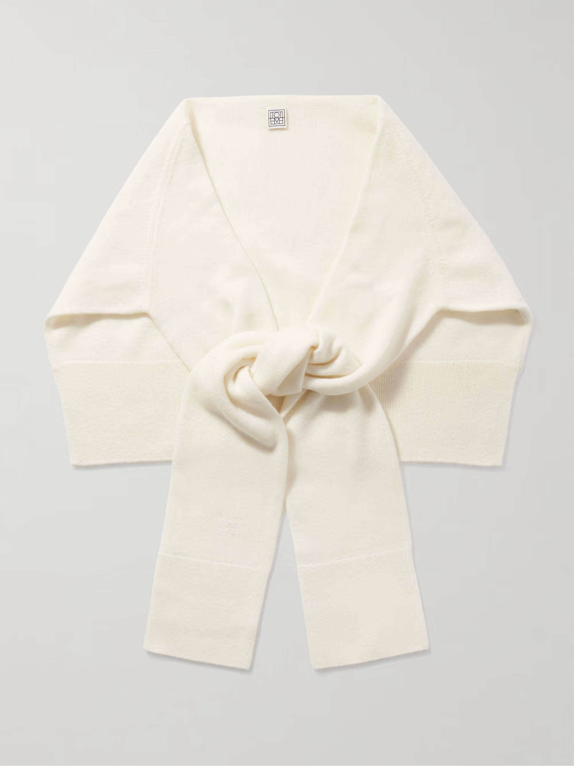 Sleeve embroidered cashmere scarf | NET-A-PORTER (US)