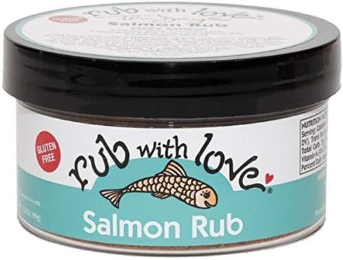Rub with Love Salmon Rub Seasoning (3.5 oz.) All-Natural Herbs and Spices | Classic Dry Rub for F... | Amazon (US)
