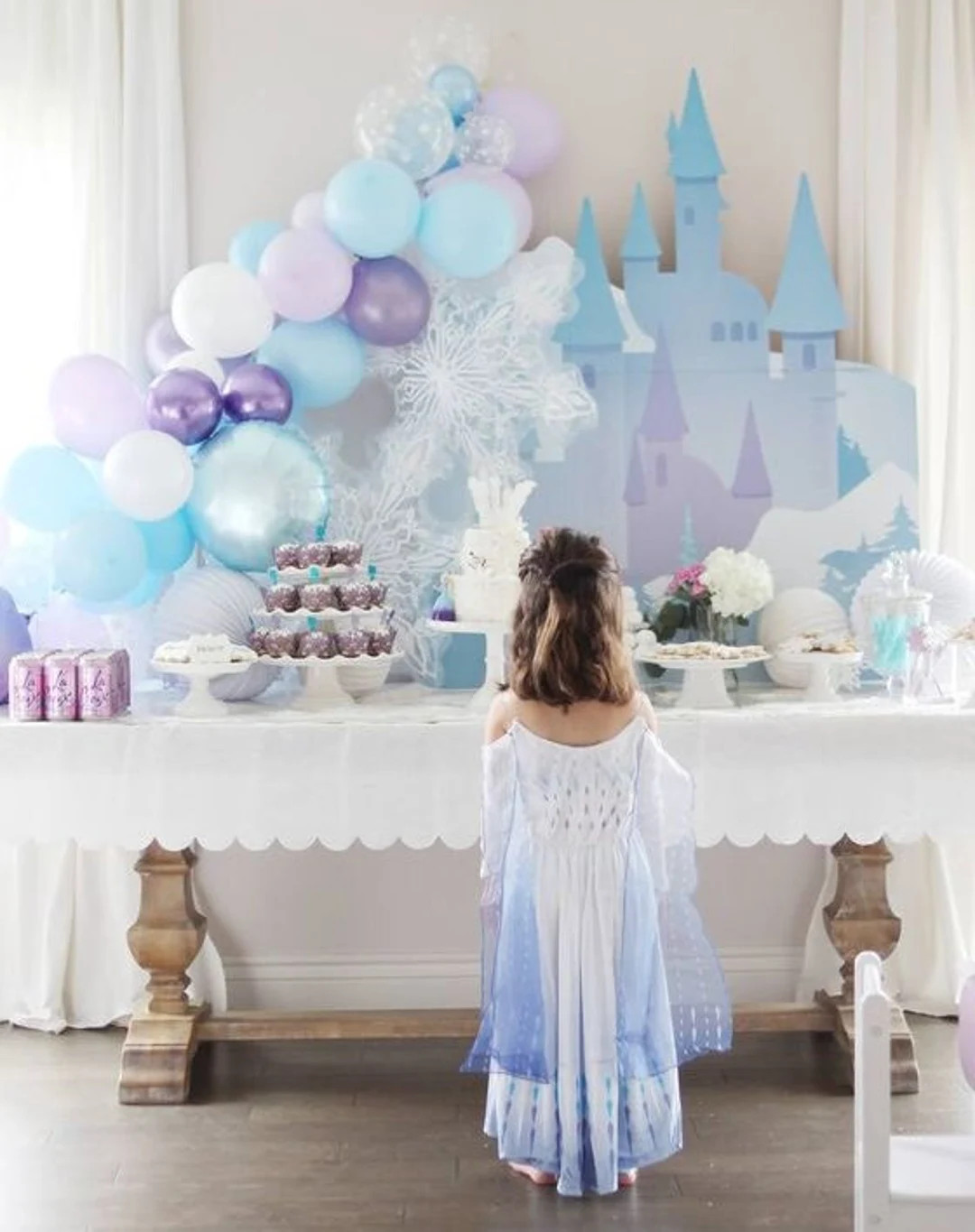 CUSTOM CUTOUT Frozen CASTLE, Foamboard, Party Props, Cutout Princess Castle, Big Decor, Birthday ... | Etsy (US)