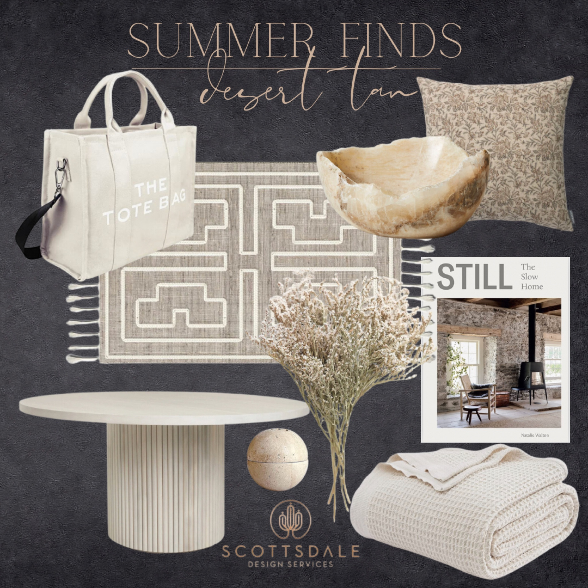 Summer desert vibes🤍

Round dining table, area rug, desert decor, neutral blanket, floral pillow, coffee table book, the tote bag, beach bag, summer decor, onyx bowl, diffuser, decorative

#LTKhome #LTKstyletip #LTKunder50