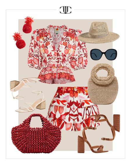 Next stop….Portugal! Known for its glimmering coastline, food, wine and rich history this country is a dream to visit. 

Two piece set, blouse, sun hat, sunglasses, travel outfit, block heel, travel outfit, travel look, cotton shorts 

#LTKstyletip #LTKshoecrush #LTKover40