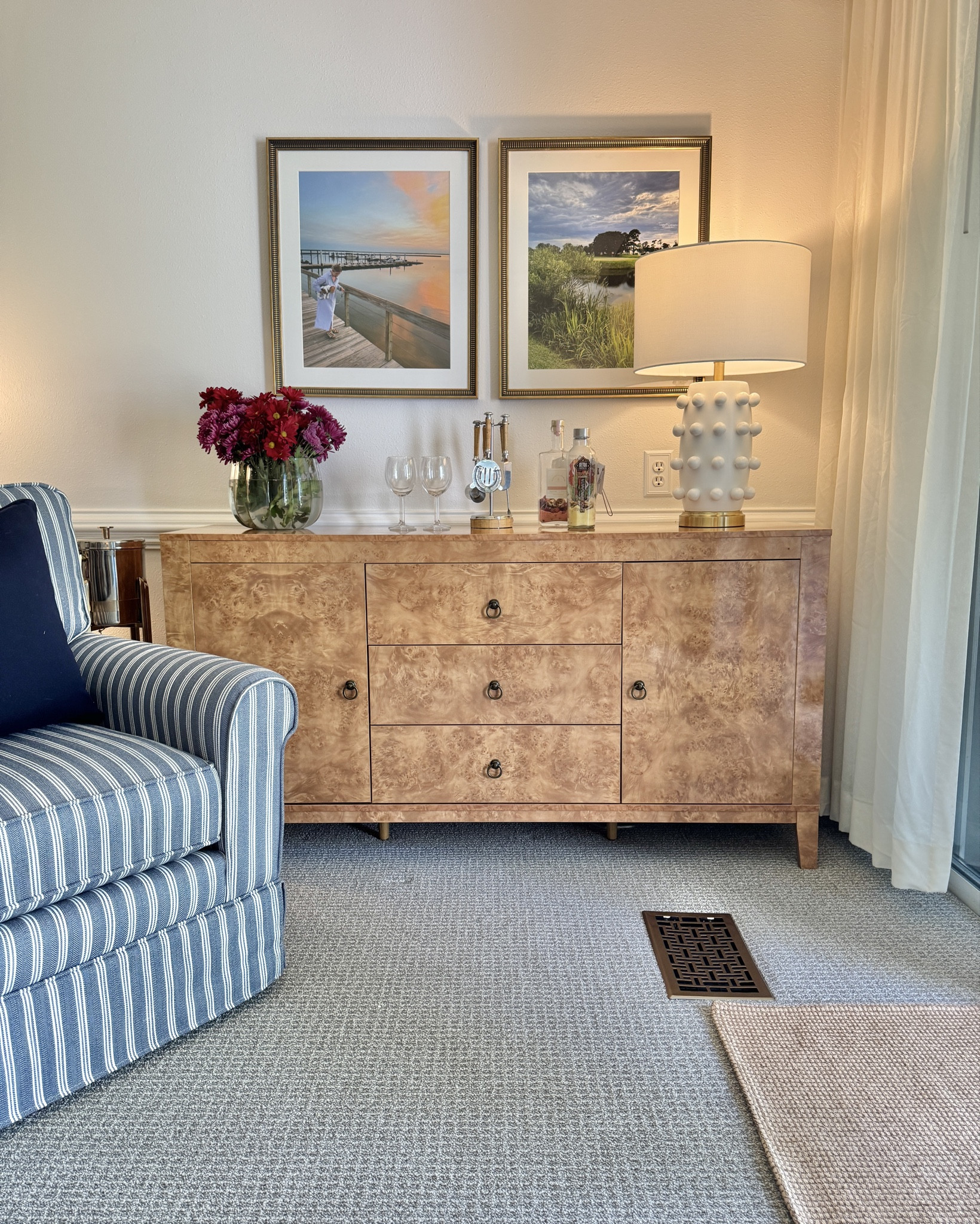 Our condo got a little Fall refresh thanks to Wayfair ✨ A burl wood–style console that doubles as storage + bar space, a neutral block print outdoor rug that cozies up the back seating area, and golden faux mums that bring the perfect touch of Fall (with zero upkeep). Loving these easy upgrades for our guests this season! 🍂 Now’s a great time to shop Wayfair during their Epic Fall Sale, with Up to 70% Off! Fast & Easy Delivery on orders over $35. I’ve linked these Wayfair finds and more picks from the sale!   @wayfair #Wayfair #WayfairPartner

#LTKHome #LTKSaleAlert #LTKSeasonal