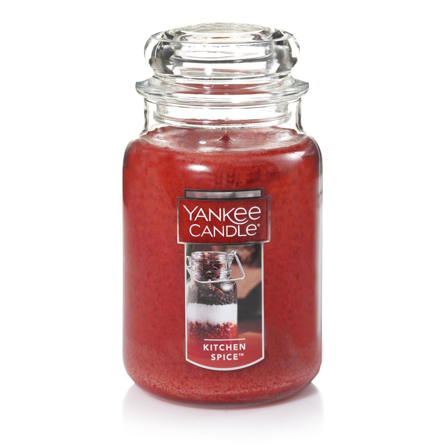 Yankee Candle Kitchen Spice Scented, Classic 22oz Large Jar, Single Wick, Over 110 Hours of Burn ... | Amazon (US)