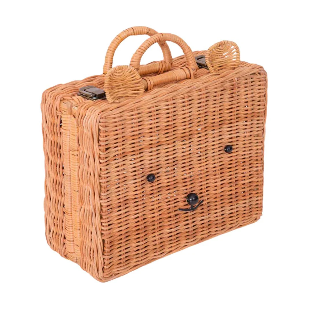 Meri Meri Rattan Bear Suitcase | JoJo Mommy