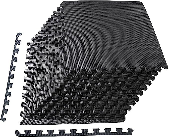 BalanceFrom Puzzle Exercise Mat with EVA Foam Interlocking Tiles | Amazon (US)