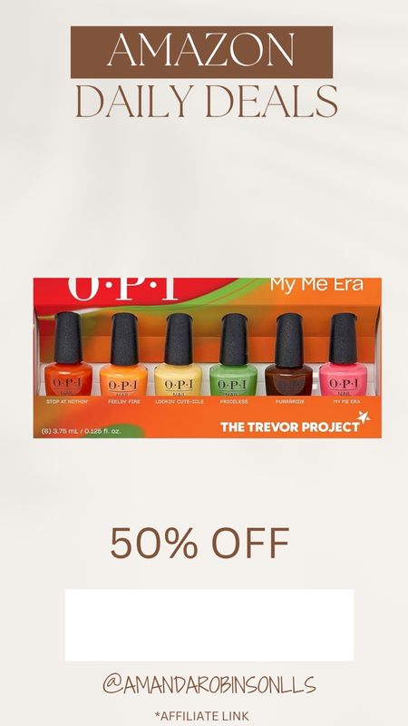 Amazon Daily Deals
OPI nail polish mini set

#LTKBeauty #LTKSaleAlert