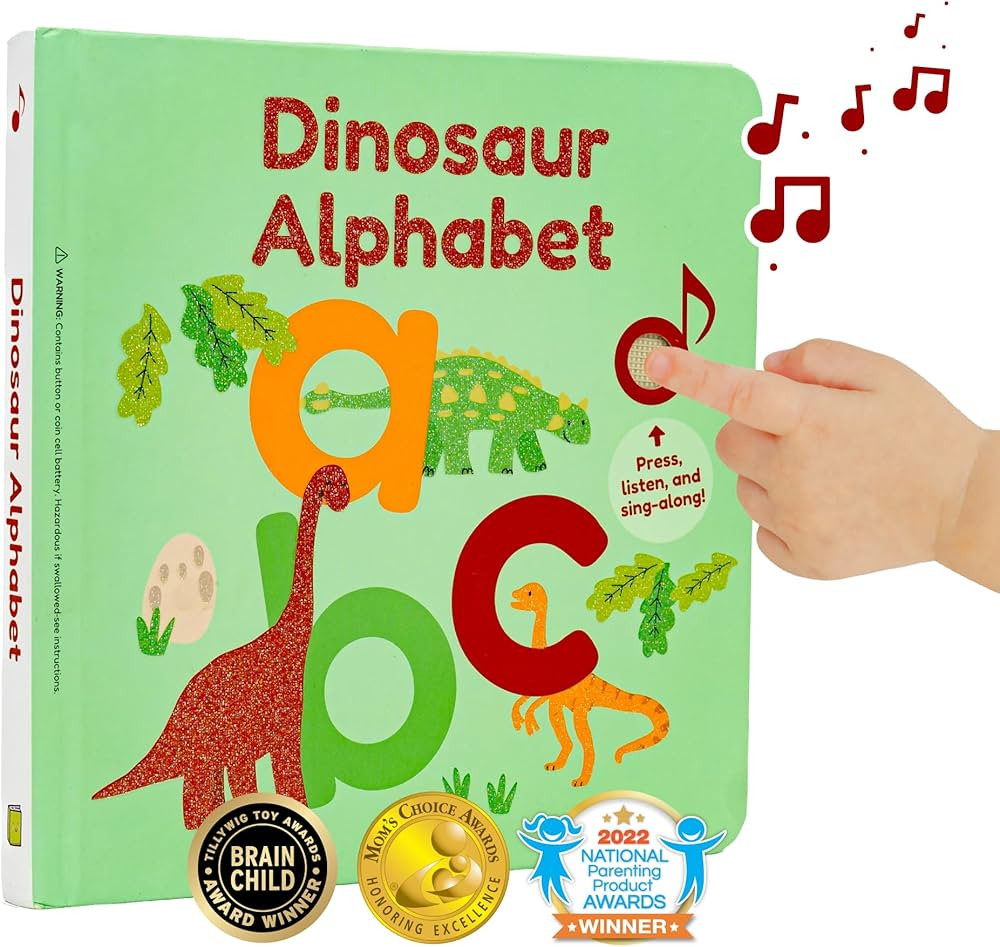 Cali's Books Dinosaur Book | ABC Learning for Toddlers | Sound Books for Toddlers 1-3 and 2-4 | ABC Song | Musical Books for Toddlers 1-3 (Dinosaur Alphabet) | Amazon (US)