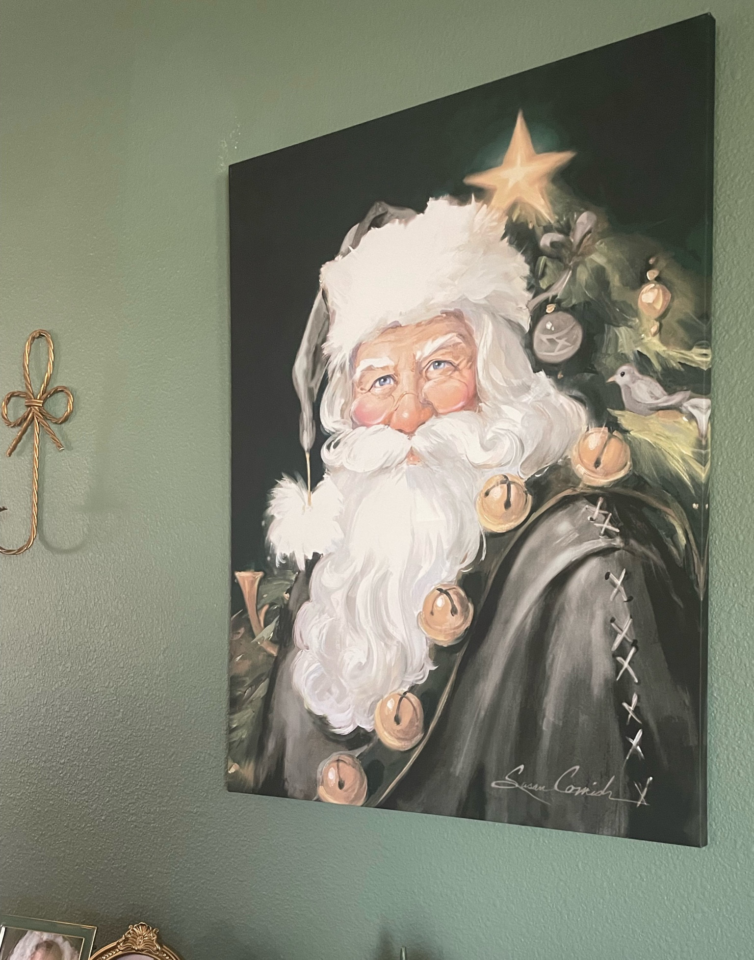 Santa Picture Santa Canvas Susan Comish Santa wall art Christmas decor 

#LTKhome #LTKCyberWeek #LTKSeasonal