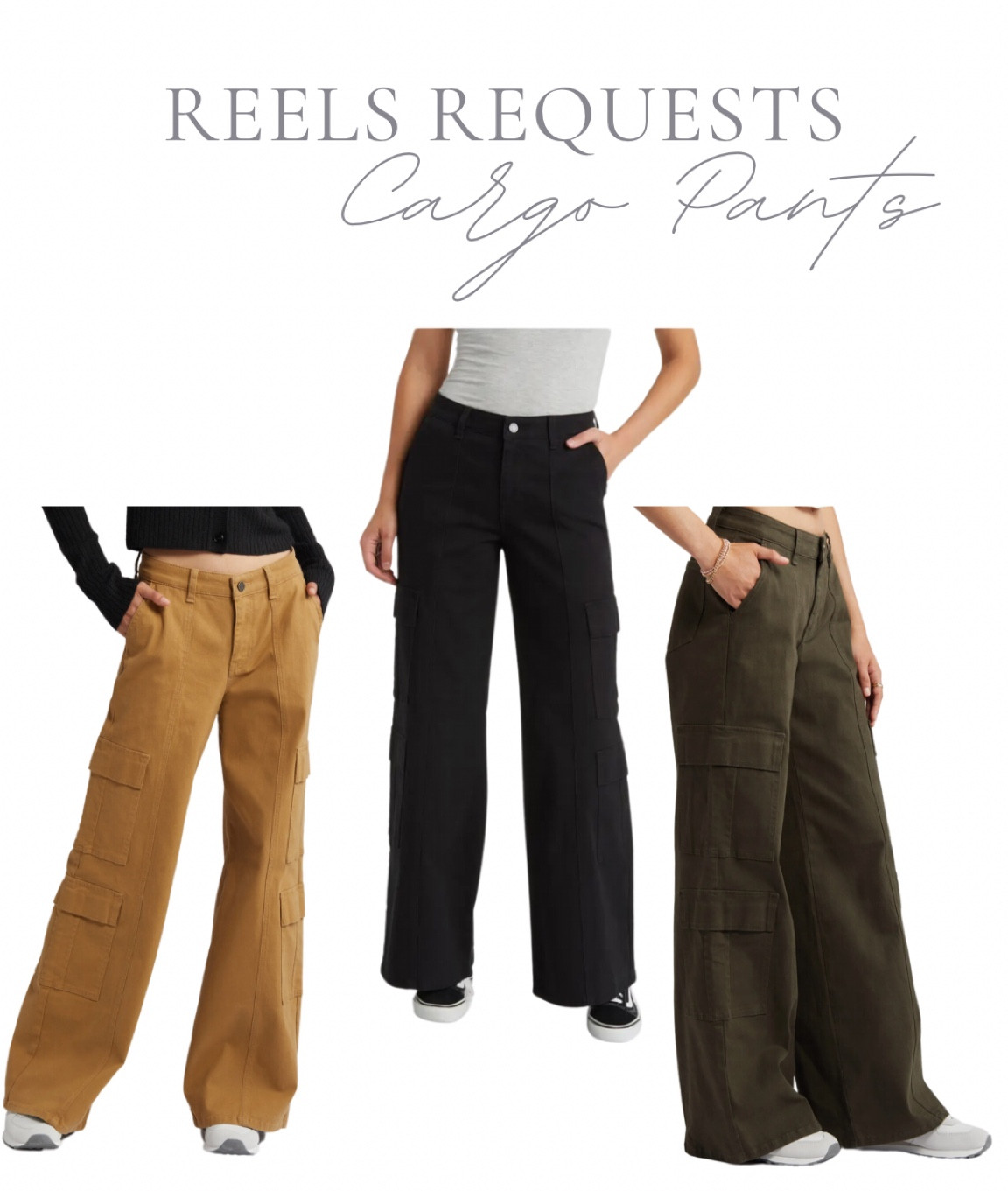 After posting a reel in which I shared our new mudroom rug, I received several requests for the cargos that I was wearing.  These are THE BEST.  So comfy…I’ve been living in the two pairs that I have and am about to buy the other color. 😂 TTS and long so I wear them with my platform Adidas.  

#LTKfindsunder100 #LTKover40 #LTKstyletip