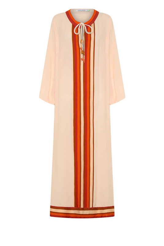 Darcy Smock Kaftan in Sandstone | Bohemian Traders
