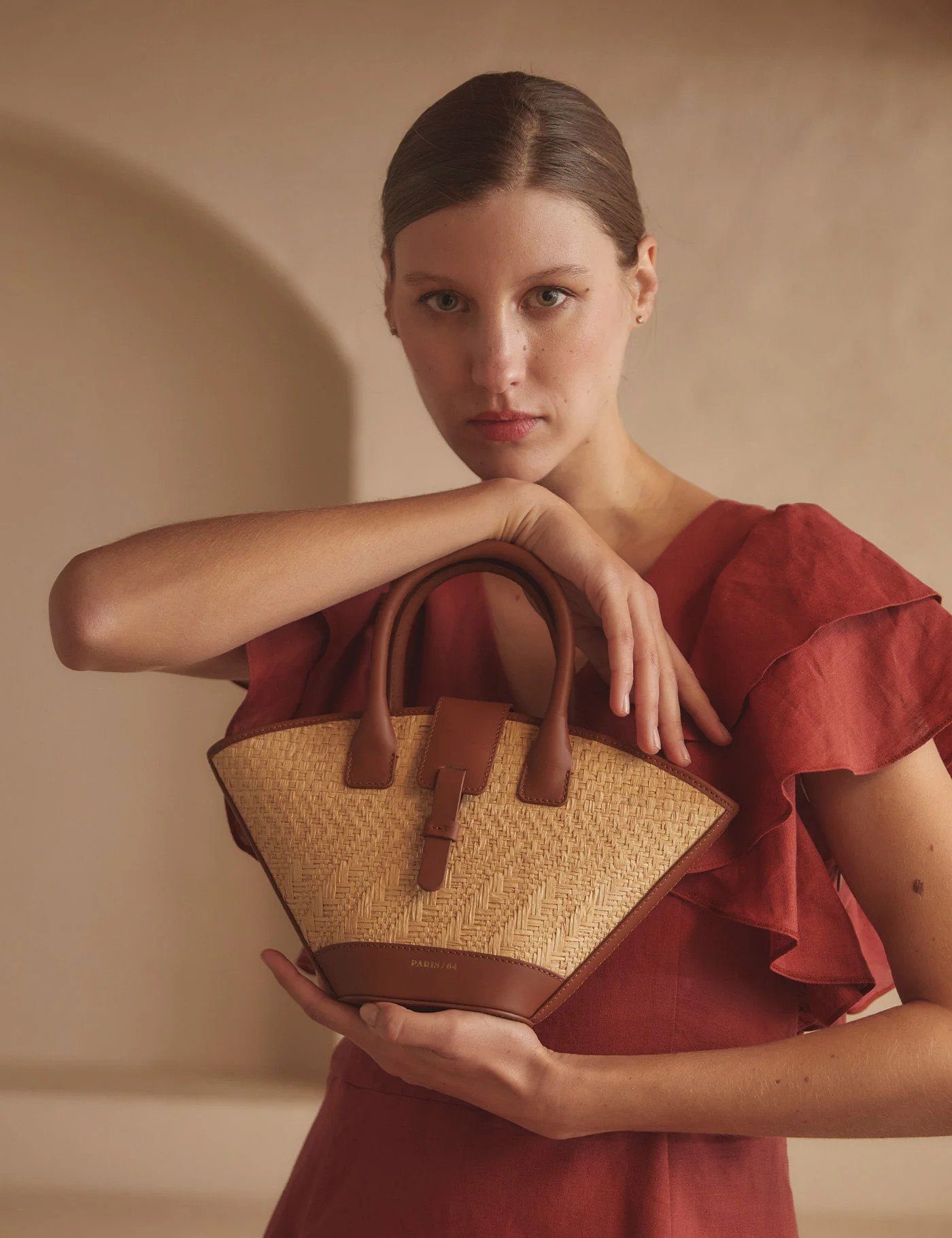 Mini Lumière Palma & Chocolate Bag by PARIS/64 | PARIS/64