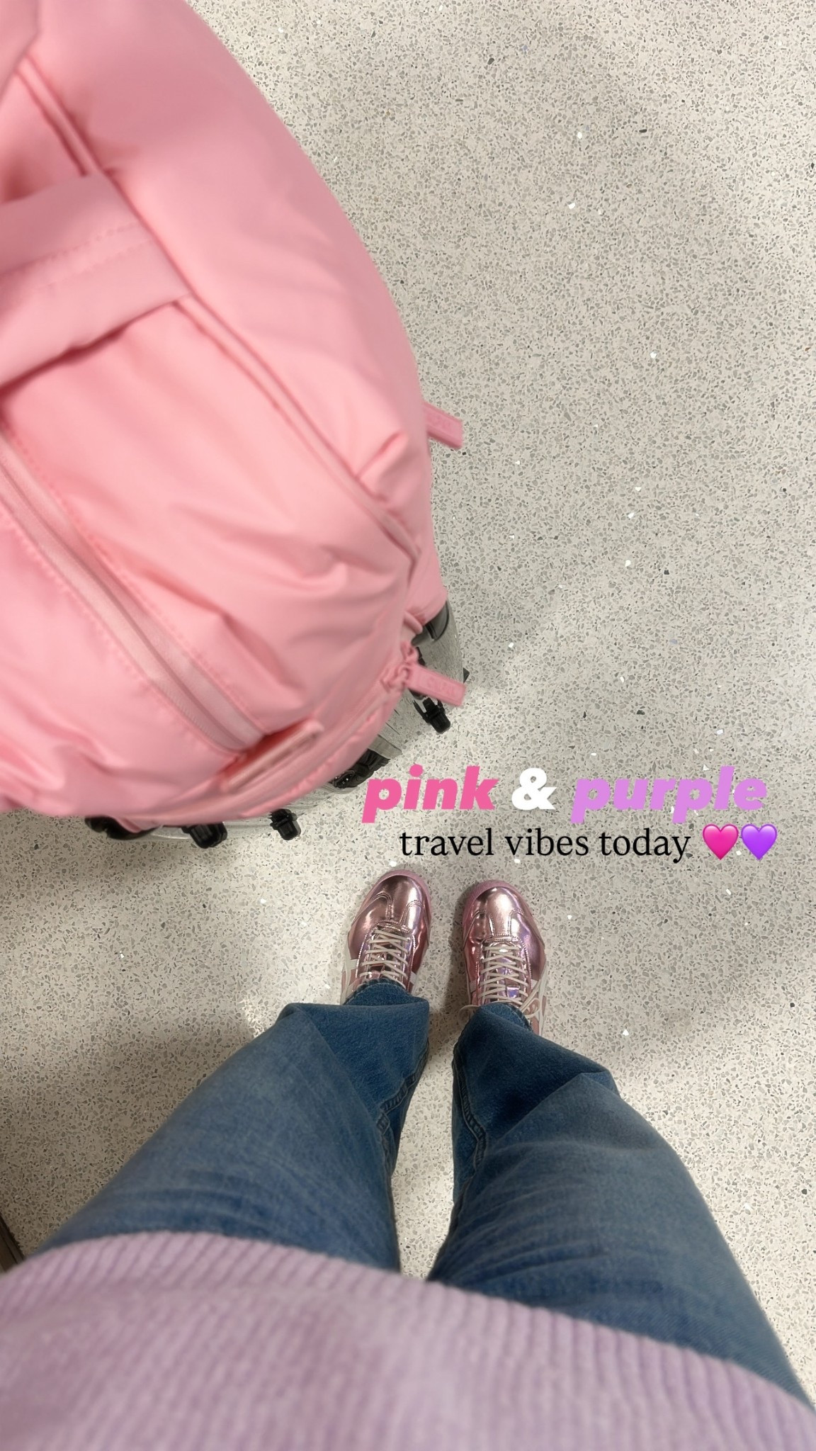 Wearing my Onitsuka Tiger sneakers for travel day is >>> They are so comfy!! And still loving this travel duffel bag - so many compartments to keep me organized! 

#LTKTravel #LTKootd