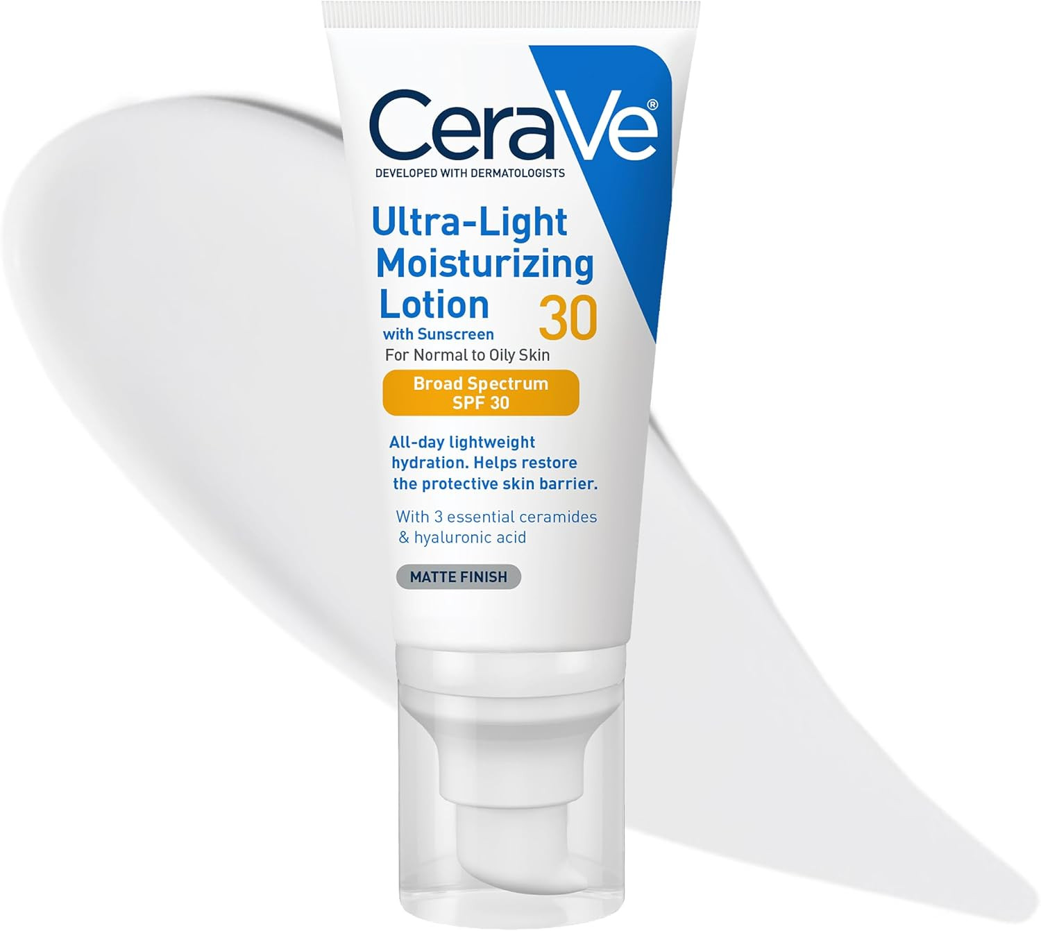 CeraVe Moisturizing Lotion SPF 30| Sunscreen and Face Moisturizer with Hyaluronic Acid & Ceramides | Oil Free | 1.7 Ounce | Amazon (US)