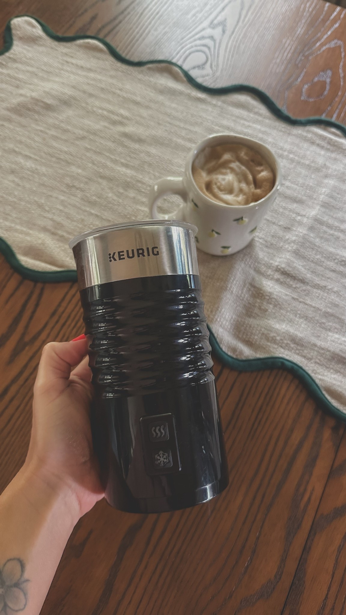 Hot/cold milk & cream frother  ☕️ 

#LTKsummer #LTKcanada #LTKsale