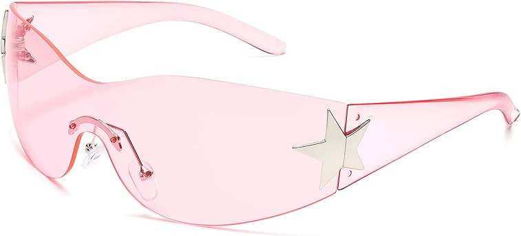 Rimless Y2K Sunglasses | Amazon (US)