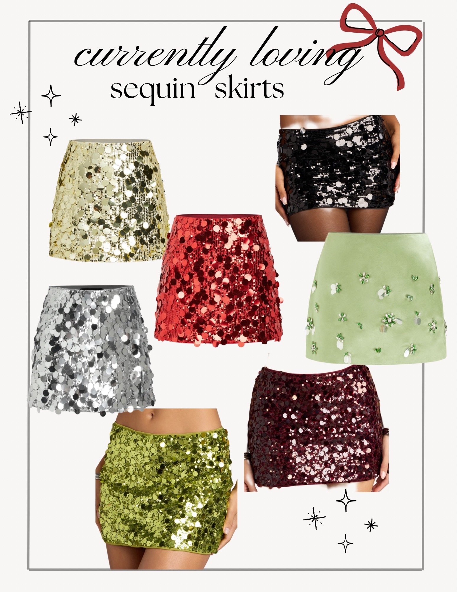 The season for sequin mini skirts ✨ so many colors to choose from & ways to style 

#LTKootd #LTKSeasonal #LTKHoliday