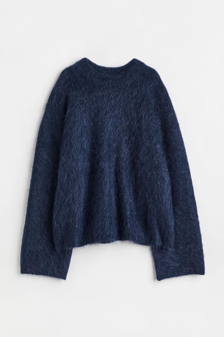 Oversized Mohair-blend Sweater | H&M (US + CA)