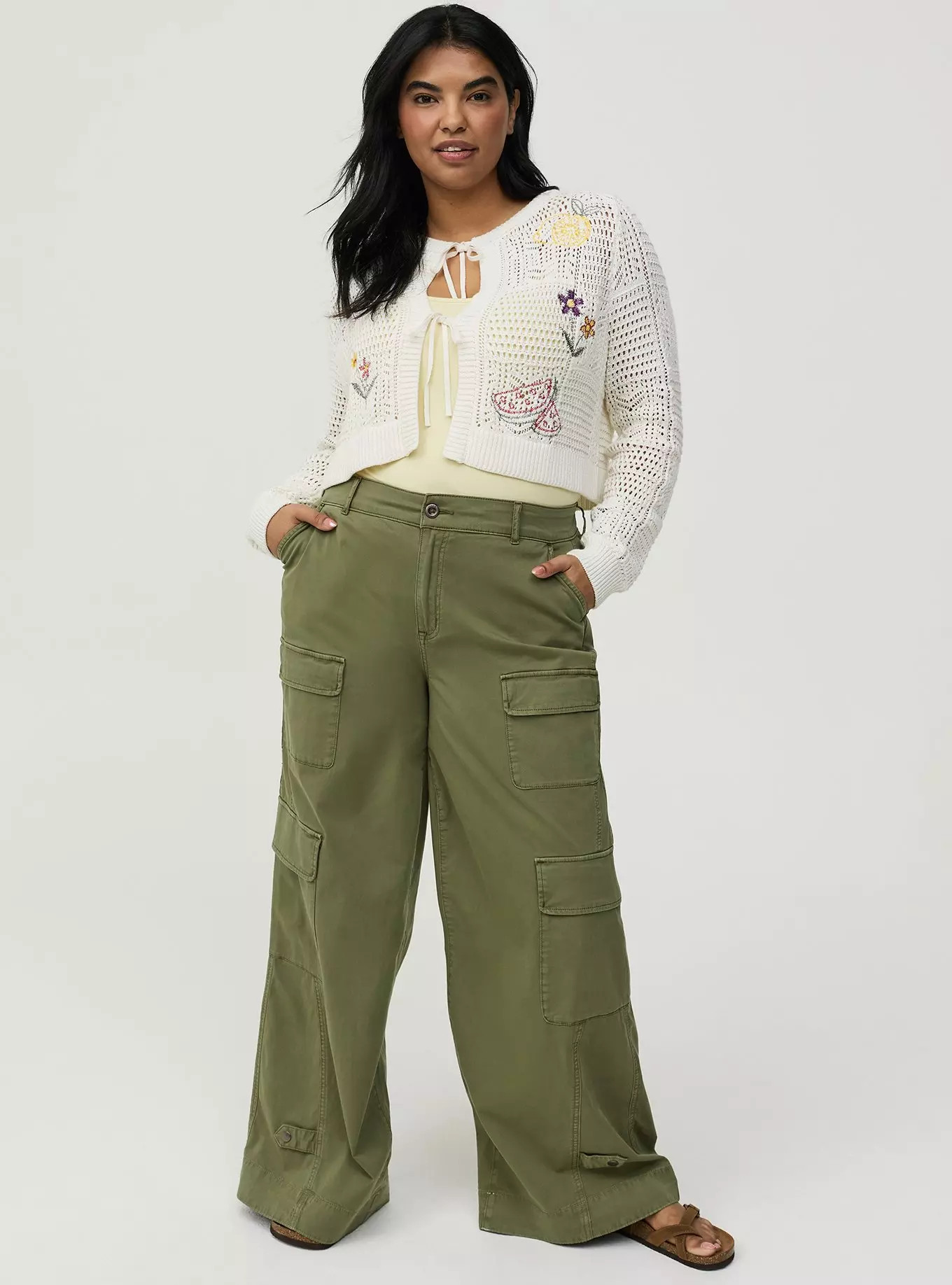 High-Rise Baggy Cargo Wide-Leg Pant | Torrid (US & Canada)