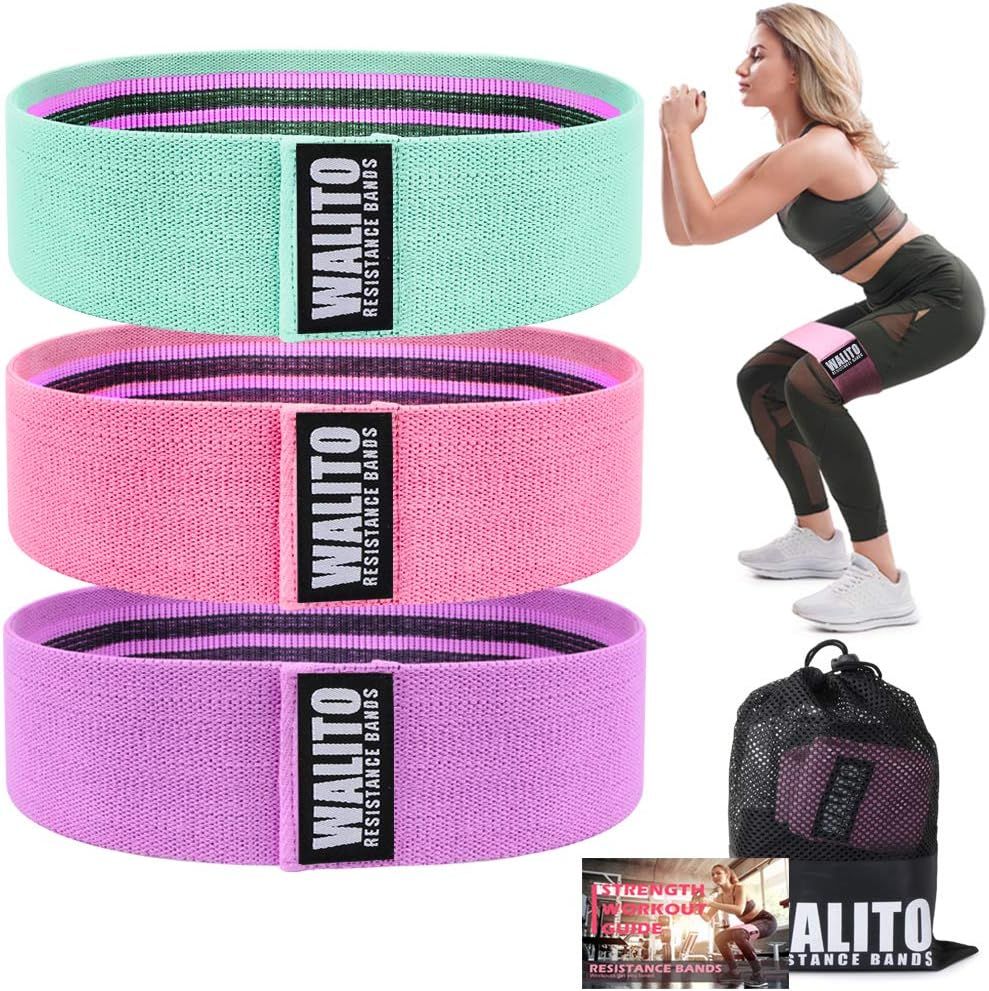 Walito Resistance Bands for Legs and Butt,Exercise Bands Set Booty Bands Hip Bands Wide Workout B... | Amazon (US)