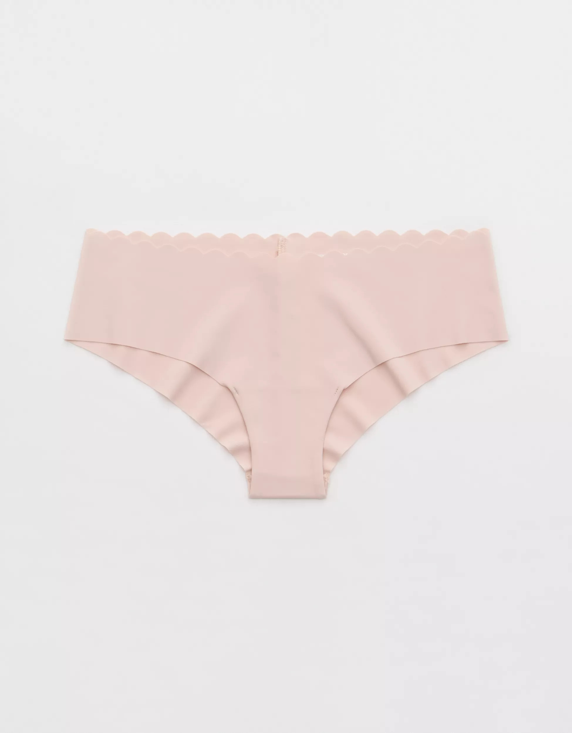SMOOTHEZ No Show Scallop Cheeky Underwear | Aerie