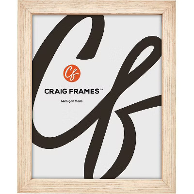 Craig Frames 11x17 Inch Picture Frame, Natural Nordic Oak Beige, Farmhouse Essentials Tall Style, 0.75" Wood Moulding, Natural Finish | Target