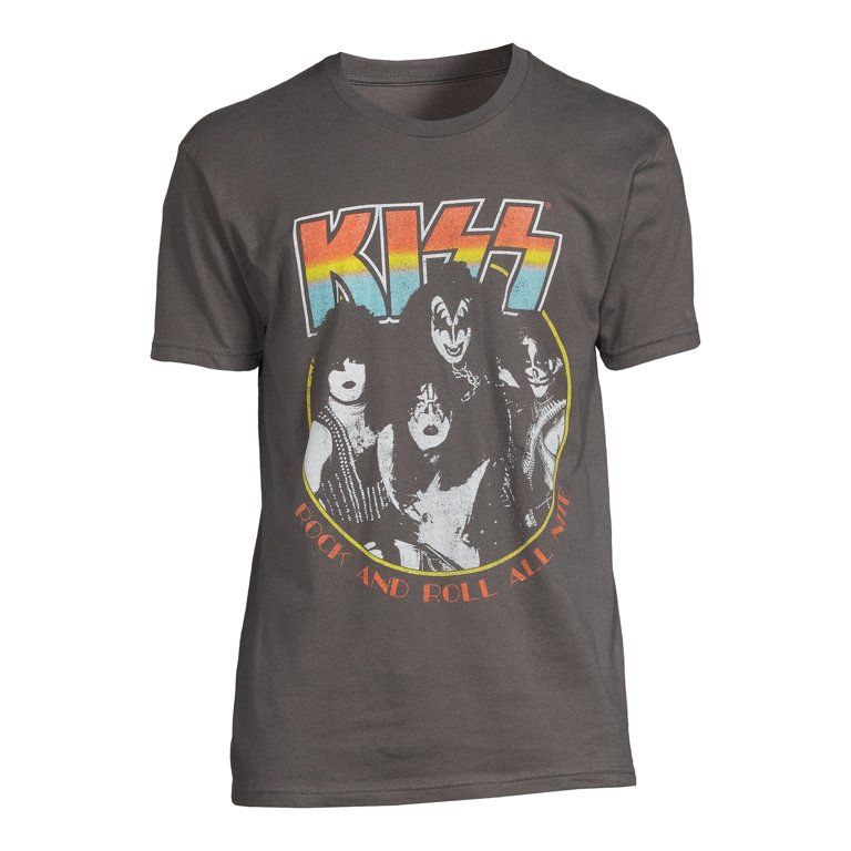 Kiss Men's Group Band T-Shirt with Short Sleeves | Walmart (US)