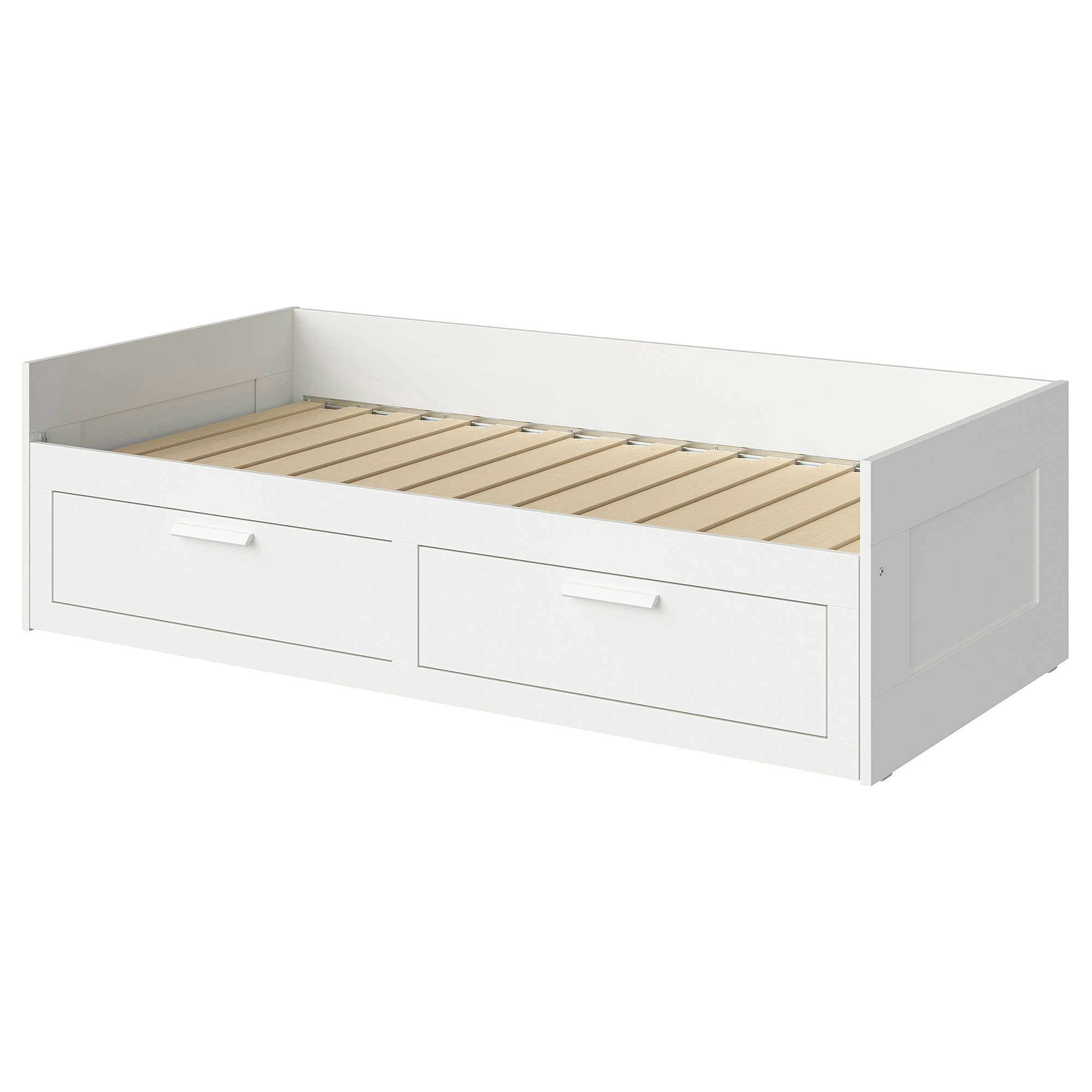 BRIMNES Daybed frame with 2 drawers, white, Twin | IKEA US