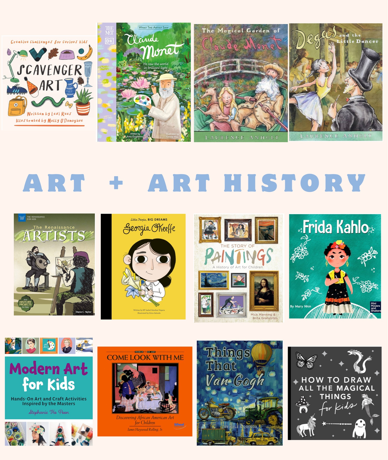 Art has the power to open up worlds of imagination and creativity for kids, and these books are my go-to picks for introducing little ones to art and art history. Whether we’re exploring vibrant colors, learning about famous artists, or discovering new ways to express ourselves, these pages have spark joy and wonder in so many of the kiddos that I work with here on campus in Kenya. 📚✨ 

#LTKTravel #LTKKids #LTKFamily