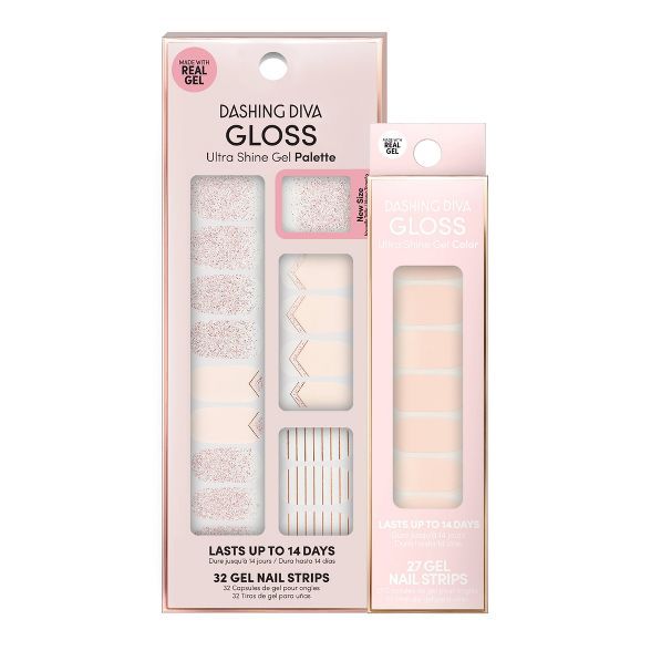 Dashing Diva Gloss Palette More Manis Nail Art Kit - In the Blush - 2pc | Target