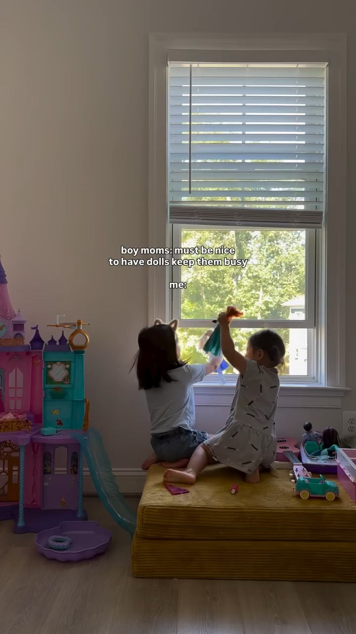 #girlmom through and through 🥹 If you were thinking of getting dollhouses or pretend play dolls, here are my takeaways:

1. they really have to LOVE pretend play/Barbie for it to be worth the money + space (having a sibling or playmate definitely helps)

2. you don’t need all the accessories — Facebook Marketplace or hand-me-downs are perfect, they don’t use everything at once anyway

3. I don’t recommend the cheap Barbie clothes (esp from Amazon)… they rip so easily and come with way too many tiny shoes that don’t fit half the dolls - get the original clothing when they go on sale

4. avoid bath time / dunking them in water — learned this the hard way… mold is not the vibe

5. Target Barbie sales are the best, so I just keep them in my cart and check out when they go on promo and save them for birthdays and Christmas

anyways… I guess I also work part-time at the Dream House now.