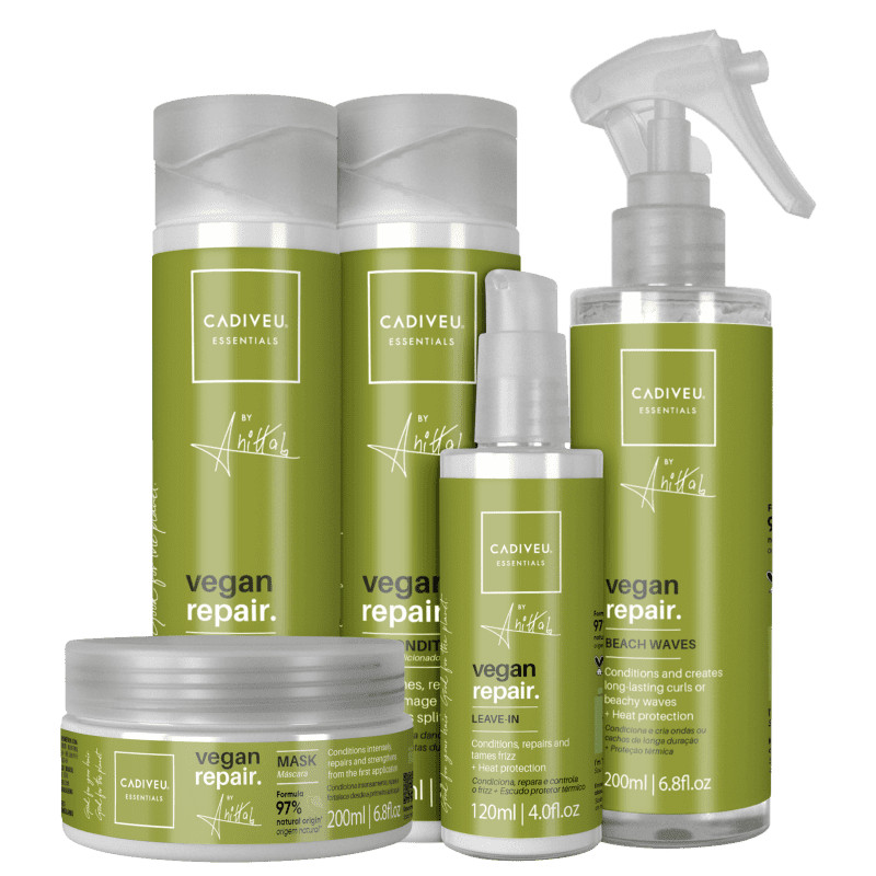 Kit Cadiveu Professional Essentials Vegan Repair by Anitta Full (5 Produtos) | Beleza Na Web (BR)